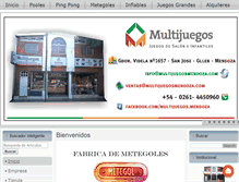 Tablet Screenshot of multijuegosmendoza.com